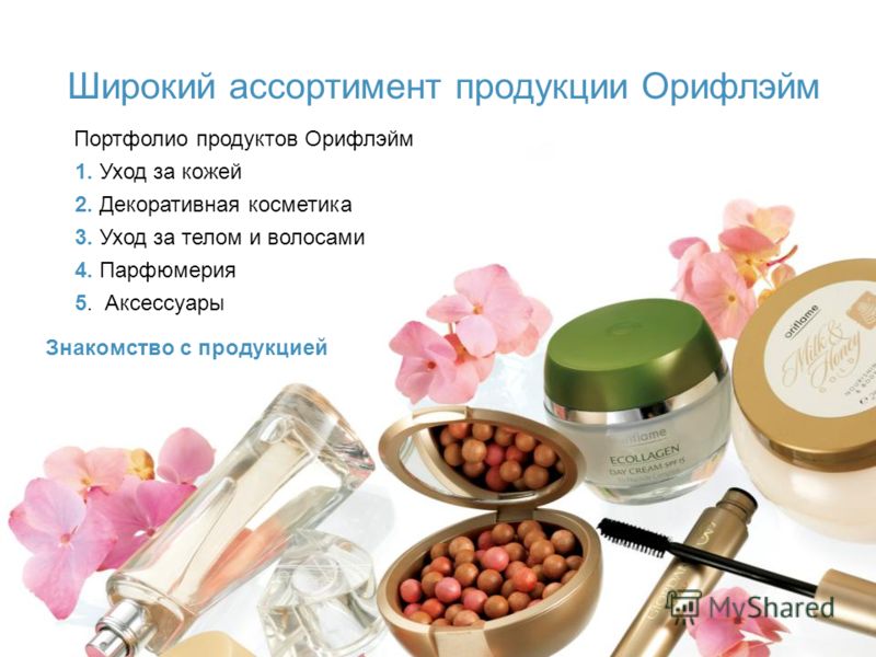 Натуральная шведская косметика орифлейм.